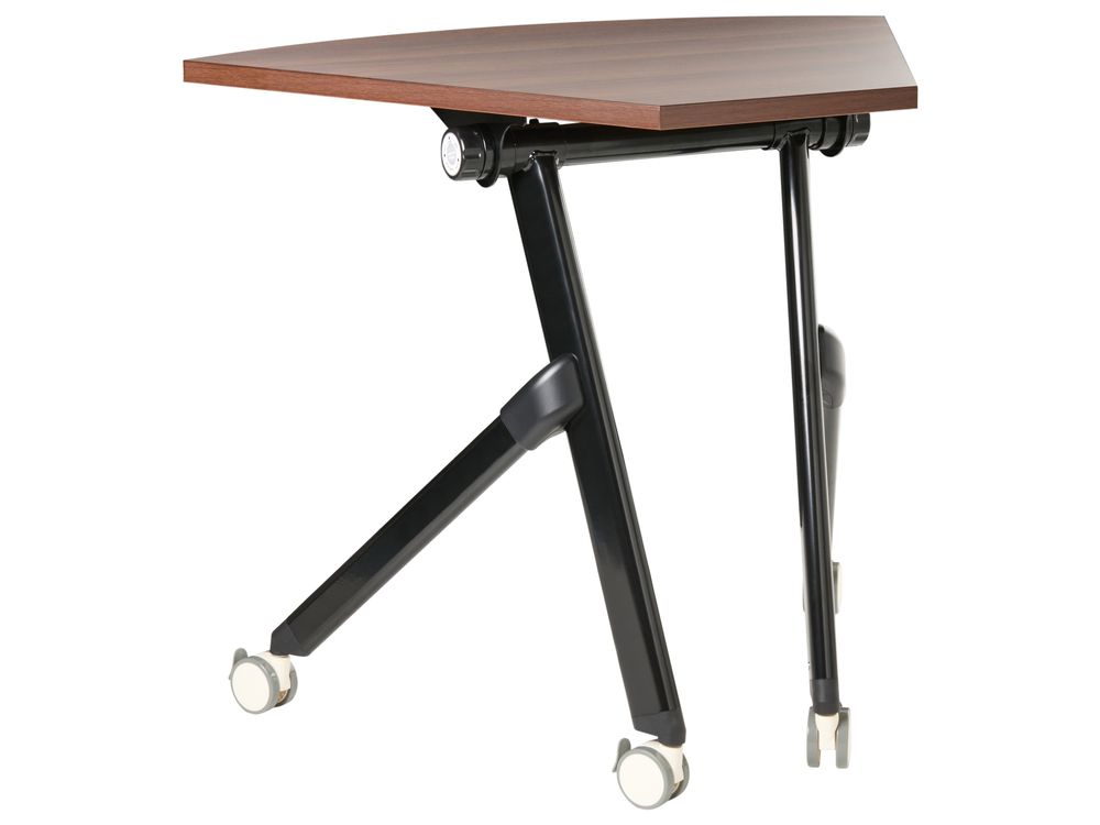 Klappbares Eck-Schreibtischmodul BENDI 90 cm 64 cm Dunkelbraun