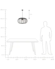 Pendant Lamp TOCUYO Black_955595
