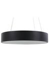 Hängelampe LED Metall schwarz Ringform LENYA_824606