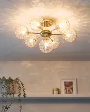 Ceiling Lamp ANADYR Glass Beige_943066