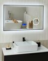 LED Wall Mirror with Bluetooth Speaker 100 x 60 cm Silver ONLAY_932268