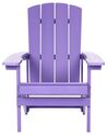 Krzesło ogrodowe fioletowe ADIRONDACK_918244