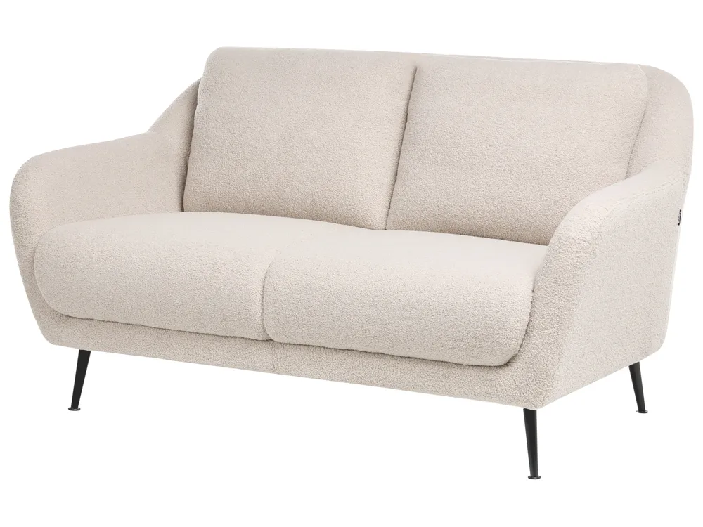 Living Room Set 3 Seater EIBY Boucle Beige_1004293