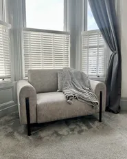 Armchair ASKIM Fabric Light Grey_967514