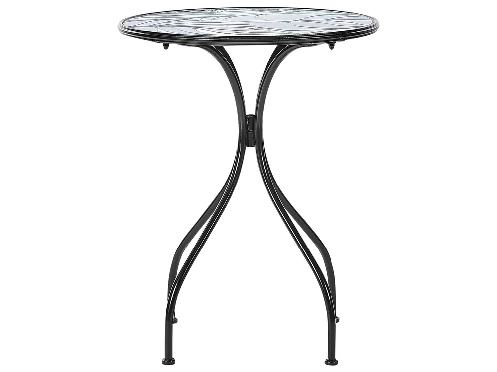 Bistro Table COZZANA 60 cm 60 cm Metal Black_919803