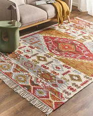 Rug PROSHYAN Multicolour 160 x 230 cm Kilim Wool_859429