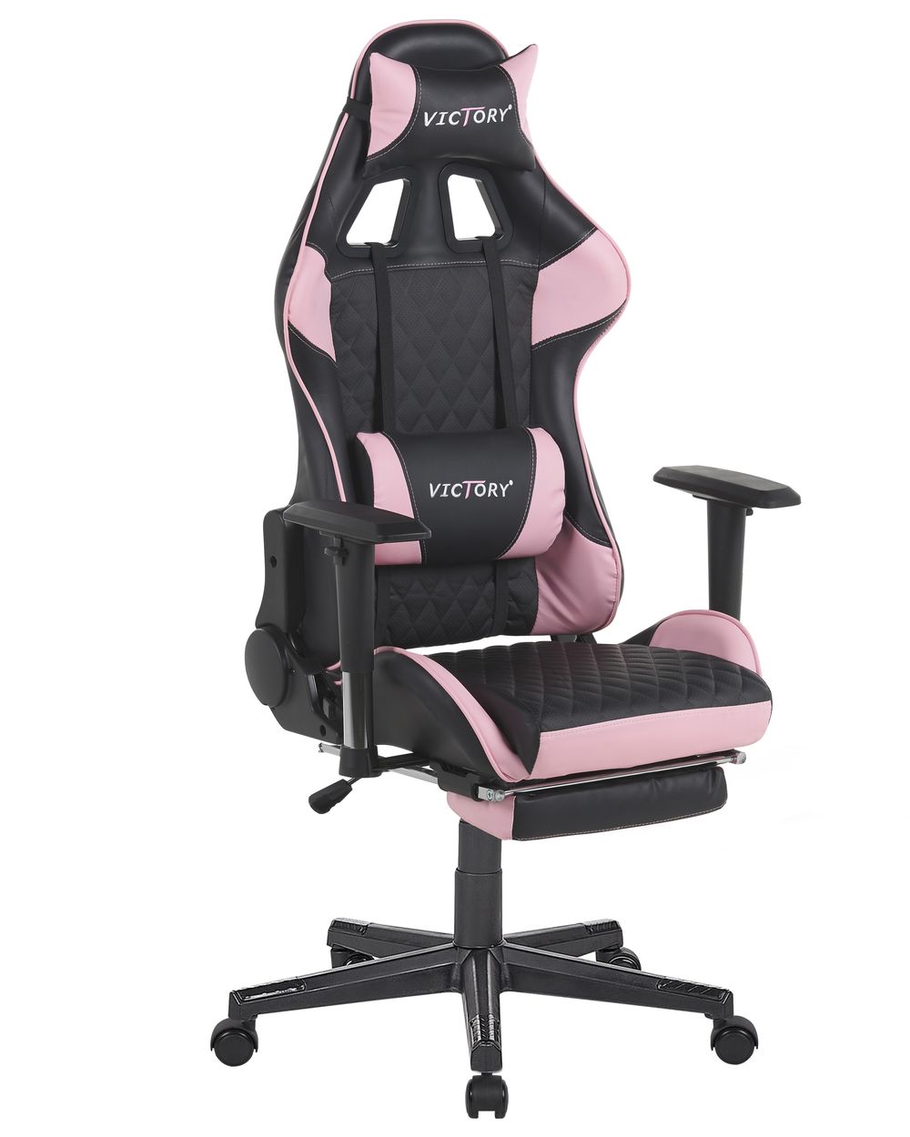 Gaming Chair VICTORY Faux Leather Pink