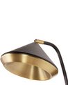 Wandlampe Metall schwarz / kupferfarben Kegelform MOKVI_882744