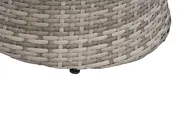 Set bistrot con cuscini CAPRI Rattan sintetico (PE) Grigio_737834