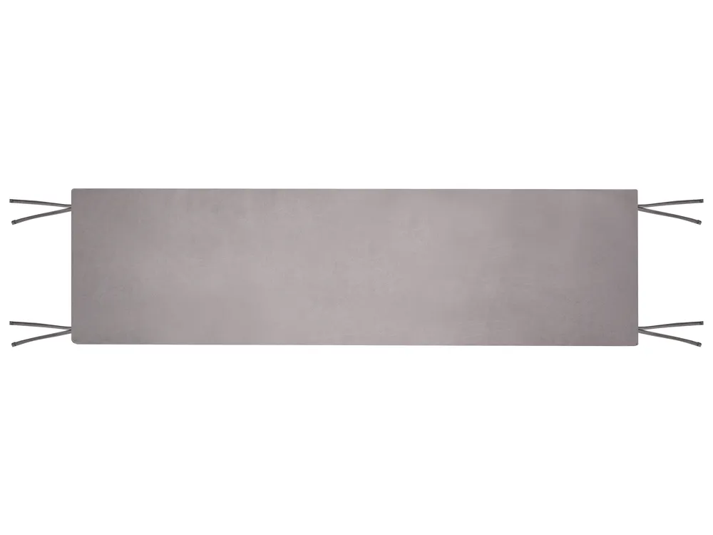 Bench Seat Pad Cushion TUSCANIA 157 x 34 cm Grey_1133341
