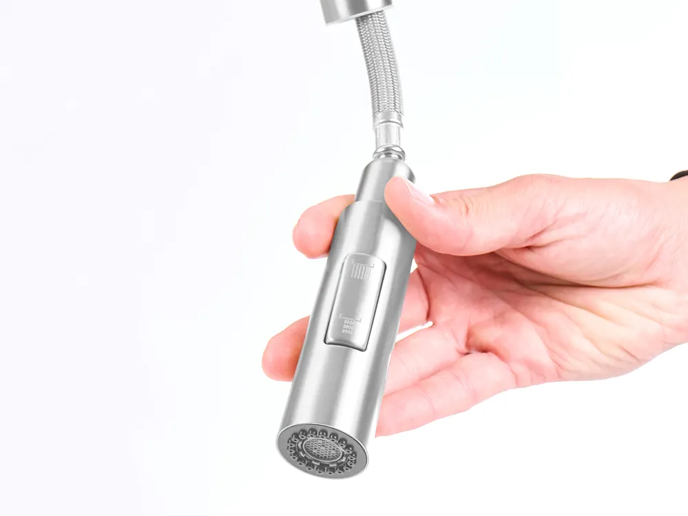 Kitchen Pull Out Tap PARANAM Silver_1085074