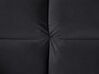 Velvet Sofa Bed Black ASBY_788058