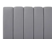Bed Velvet MARVILLE 140 x 200 cm (EU Double) Grey_835931