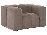 Living Room Set 5 Seater ANTOLA Boucle Taupe_1161704