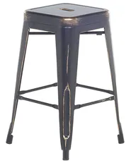 Set di 2 sgabelli da bar CABRILLO Metallo Nero_694360