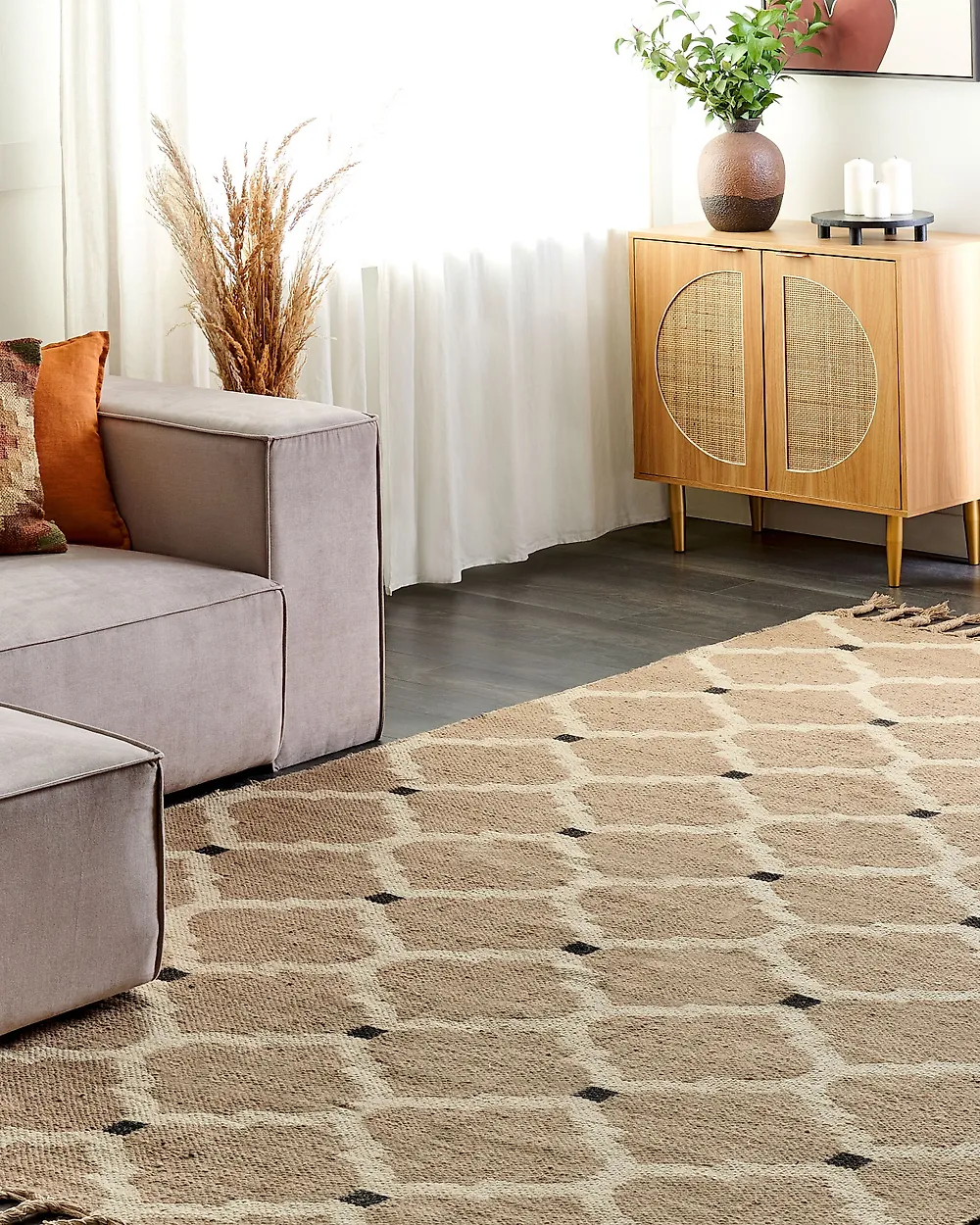 Teppich ORENCIK Beige 200 x 300 cm Jute_1183744