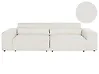 Sofá modular 2 plazas HELLNAR Bouclé Blanco crema