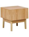 Table de chevet en bois clair NIVO_933985