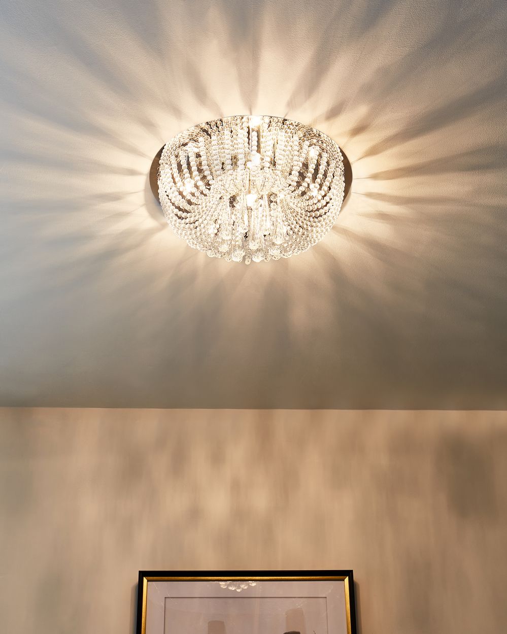 Lustre DORNAS Cristal Argenté
