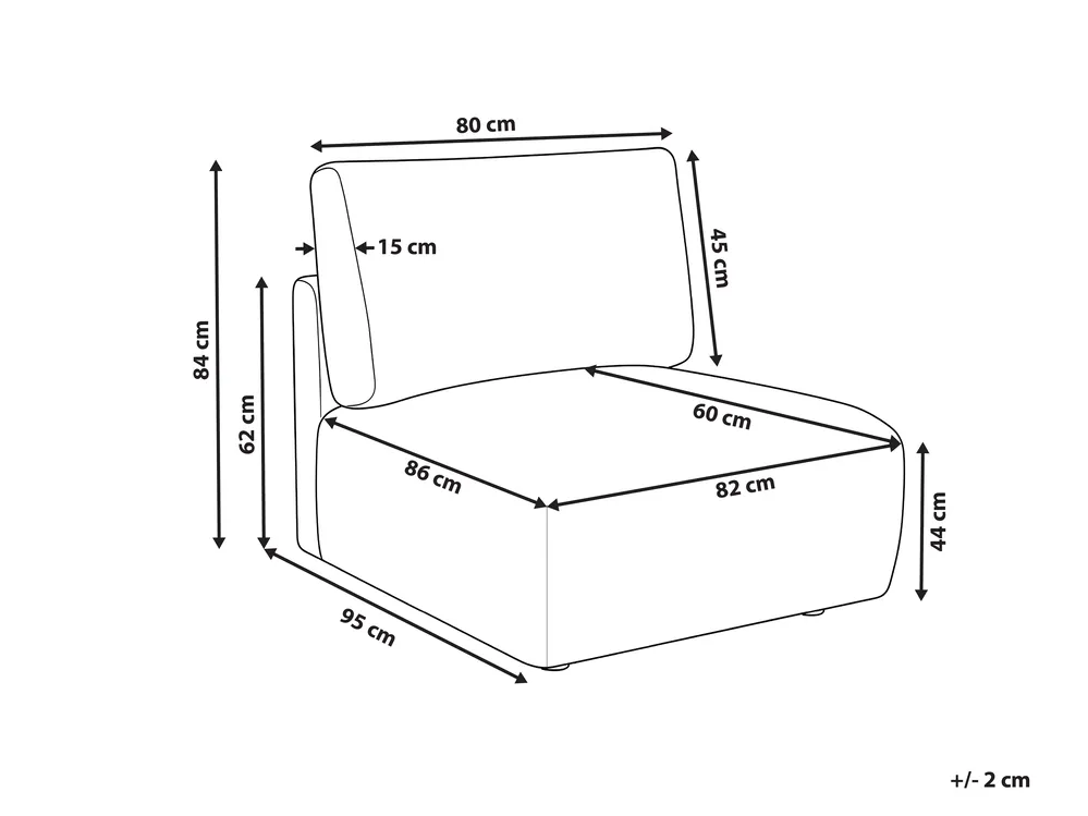 1-Seat Section MESNALI Boucle Off-White_1046442