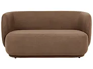 Sofa 3 Seater MELLOSA Fabric Brown_1197335
