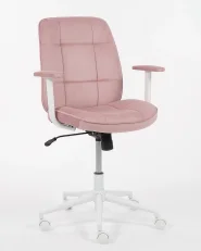 Office Chair CARLTON Velvet Pink_1168396