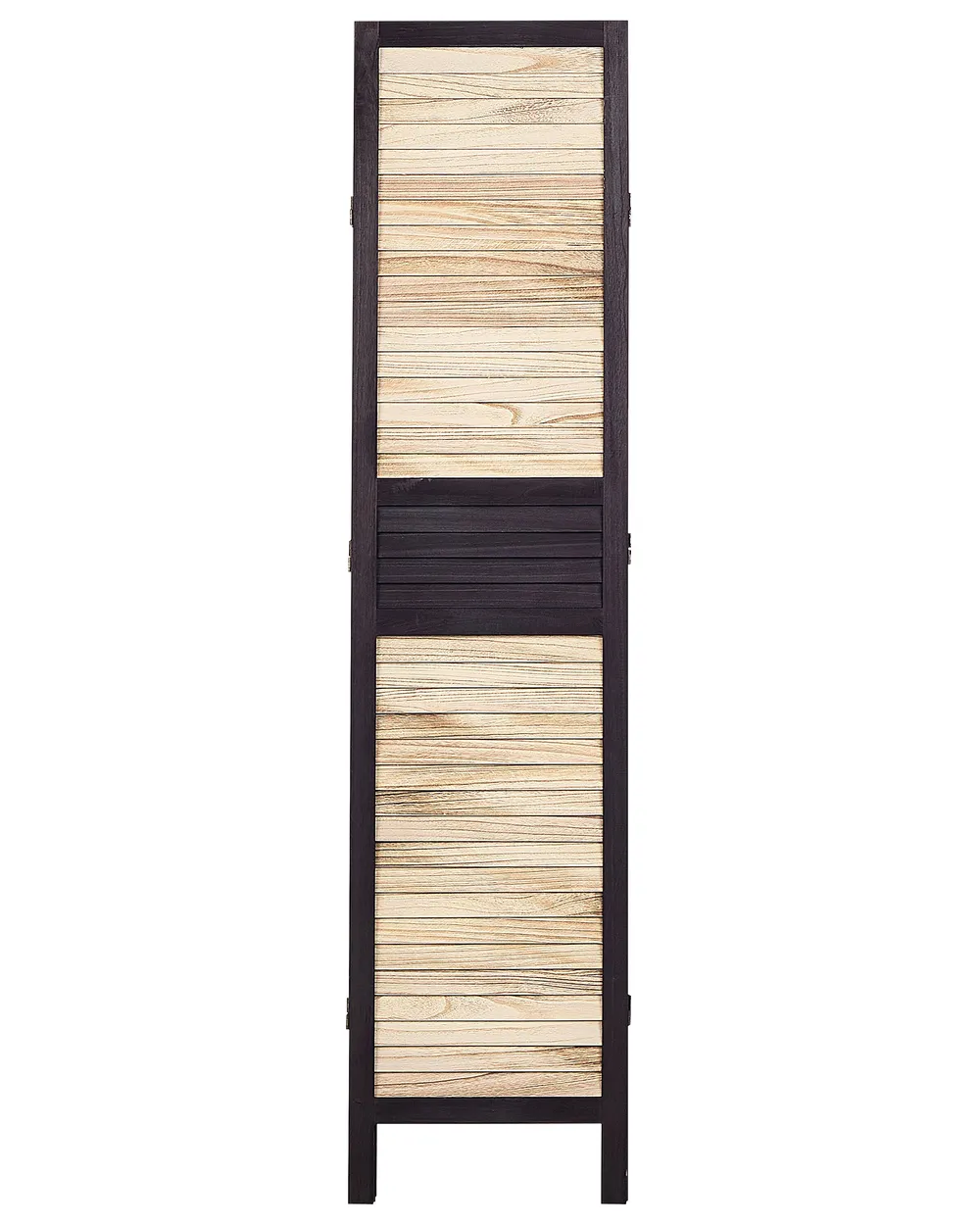 Divisorio per ambienti a 4 pannelli BRENNERBAD 164 cm 170 cm Marrone/Nero_874068