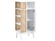 Armario de baño NUBES 52 cm Marrón claro/Blanco_1182761