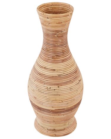 Rattan Decorative Vase 70 cm Natural TRINISA
