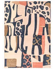 Rug INHISAR Multicolour 140 x 200 cm_1052465