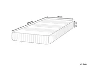 Gel Memory Foam Mattress HAPPINESS H2/3 Medium 80 x 200 cm (EU Small Single)_910165