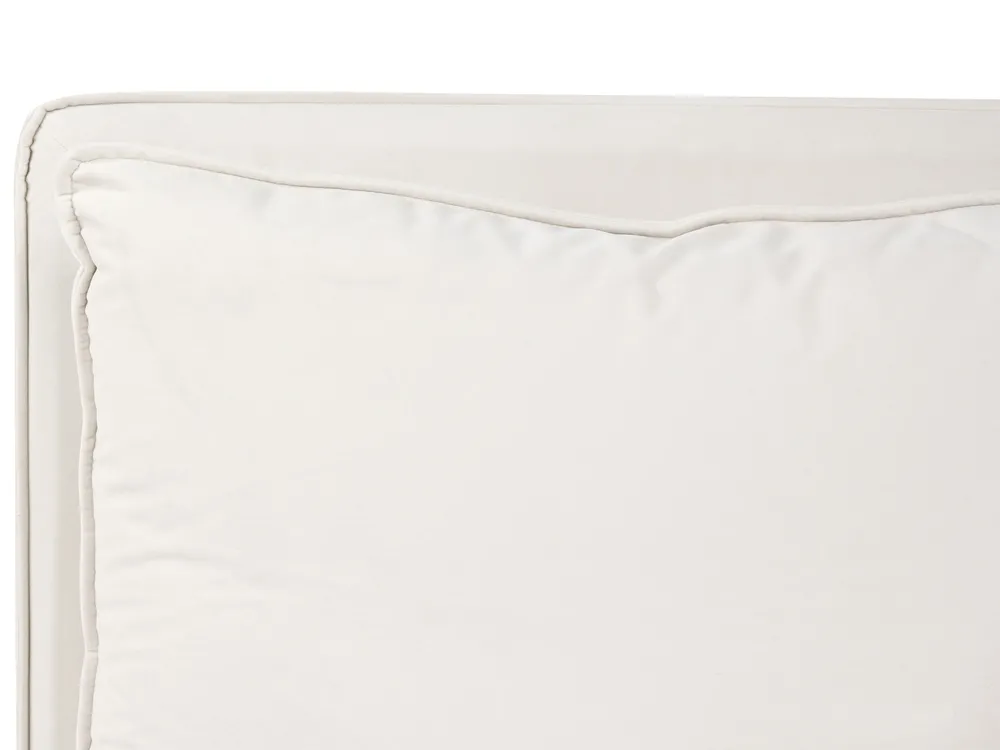 Bed Fabric BAJONNA 160 x 200 cm (EU King Size) Light Beige_1010696