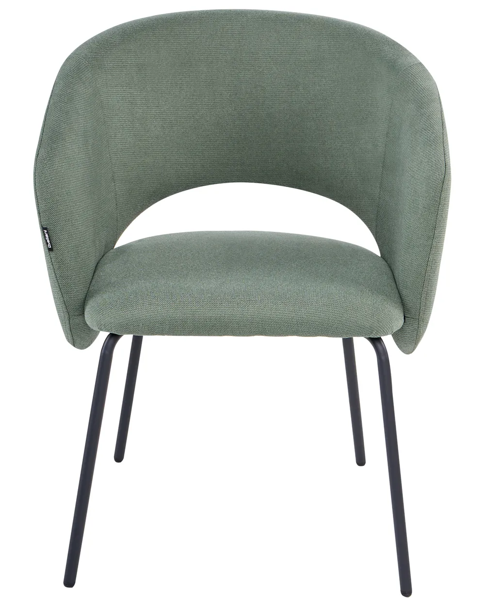 Set of 2 Dining Chairs BLAKELY Fabric Light Green_1055438