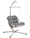 Sillón colgante con soporte ALGHERO Metal Gris