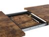 Stół do jadalni rozkładany 140/180 x 90 cm jasne drewno z czarnym HARLOW_793869