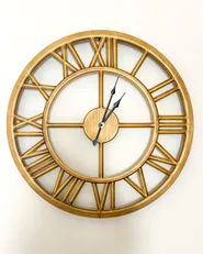 Zegar ścienny NOTTWIL 61 cm Metal Złoty_1022140