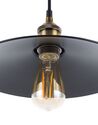 Metal Pendant Lamp Black SWIFT Large_690933