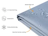 Regenhoes CHUVA 250 cm 165 cm 65 cm Grijs_929789