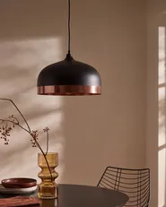 Lampada a sospensione PARINA Metallo Nero_1149571