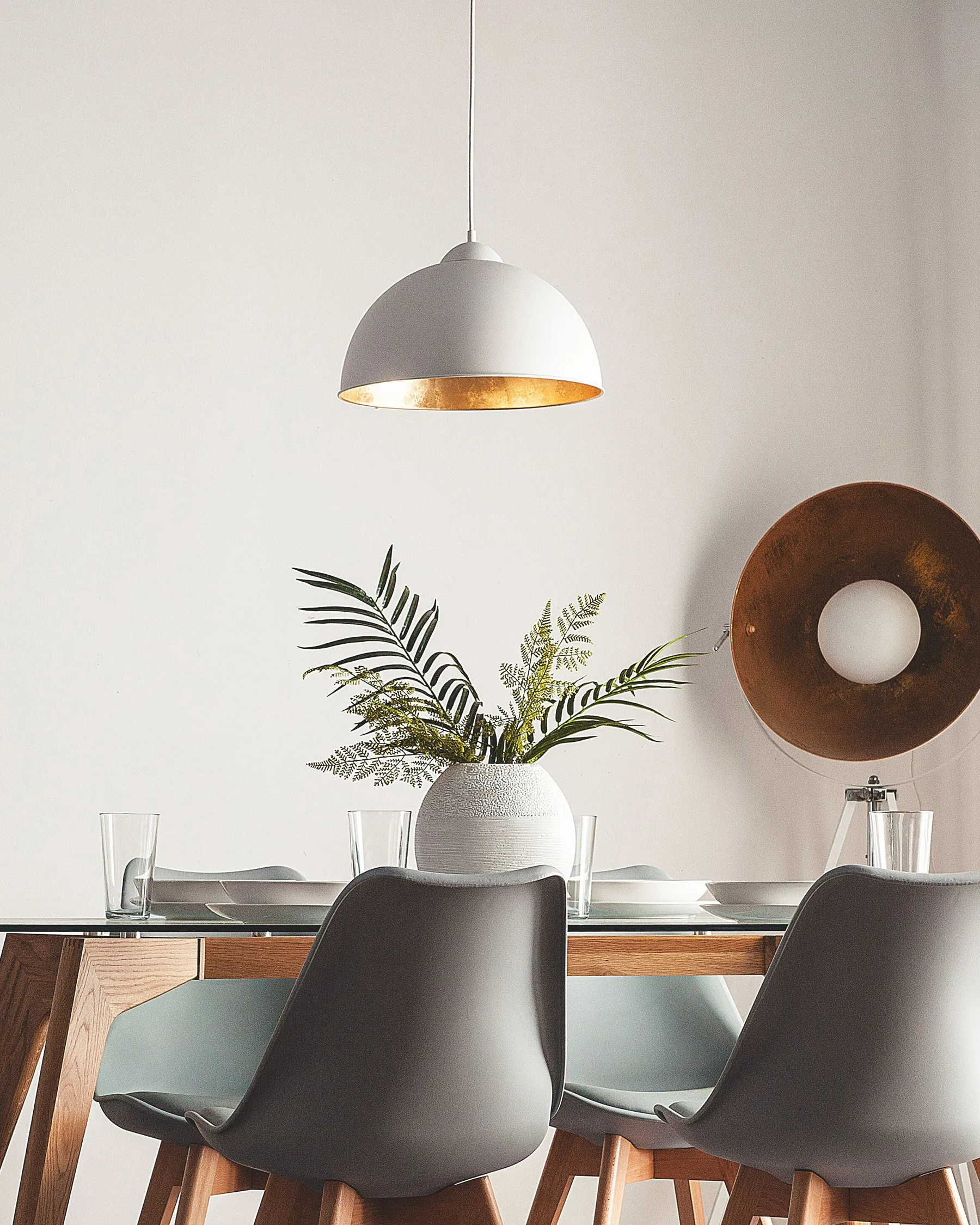 Pendant Lamp CETINA Metal White_685195