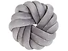 Cojín decorativo AKOLA 30 x 30 cm Terciopelo Gris Liso