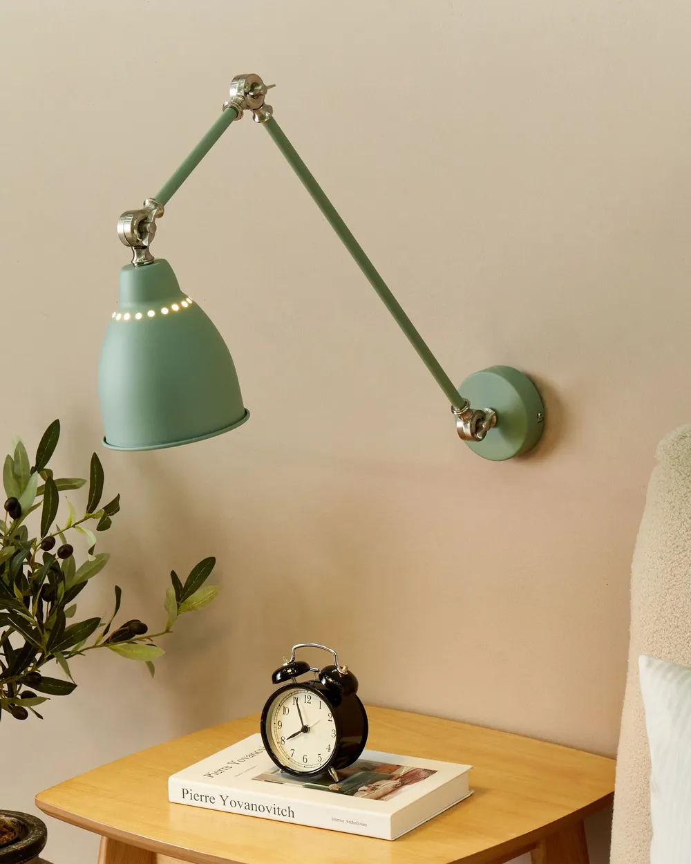 Wall Lamp MISSISSIPPI Adjustable Metal Light Green