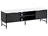 TV Stand GLASTONBURY Marble/ Black