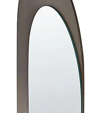 Wall Mirror PIGNY 58 cm 99 cm Brown_1185229