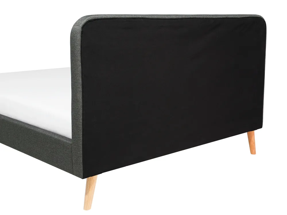 Bed Fabric RENNES 180 x 200 cm (EU Super King) Dark Grey_345280