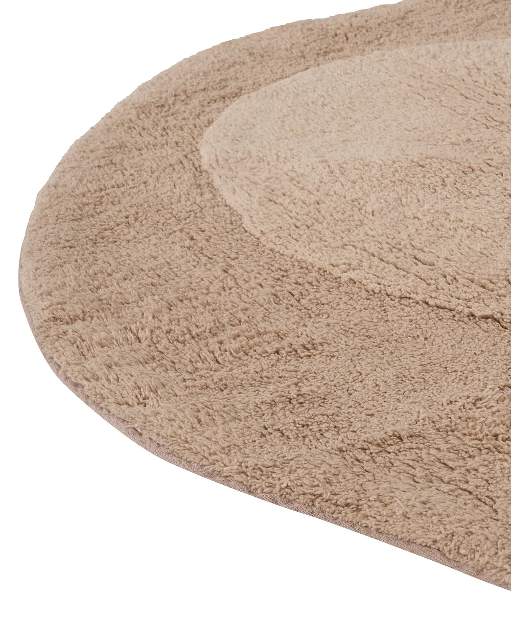 Kids Rug IRINGAL  Beige ø 120 cm Cotton_1135188