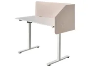 Divisorio da scrivania FOLDY 120 x 50 cm Beige_1041416