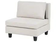 Modular Corner Sofa 4 Seater UNSTAD Fabric Light Beige Right Hand_925289