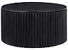 Coffee Table KIRKWOOD with Storage Mango Wood Black