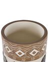 Plant Pot Stand 30 x 30 x 55 cm Beige and Brown ACHILIO_808784